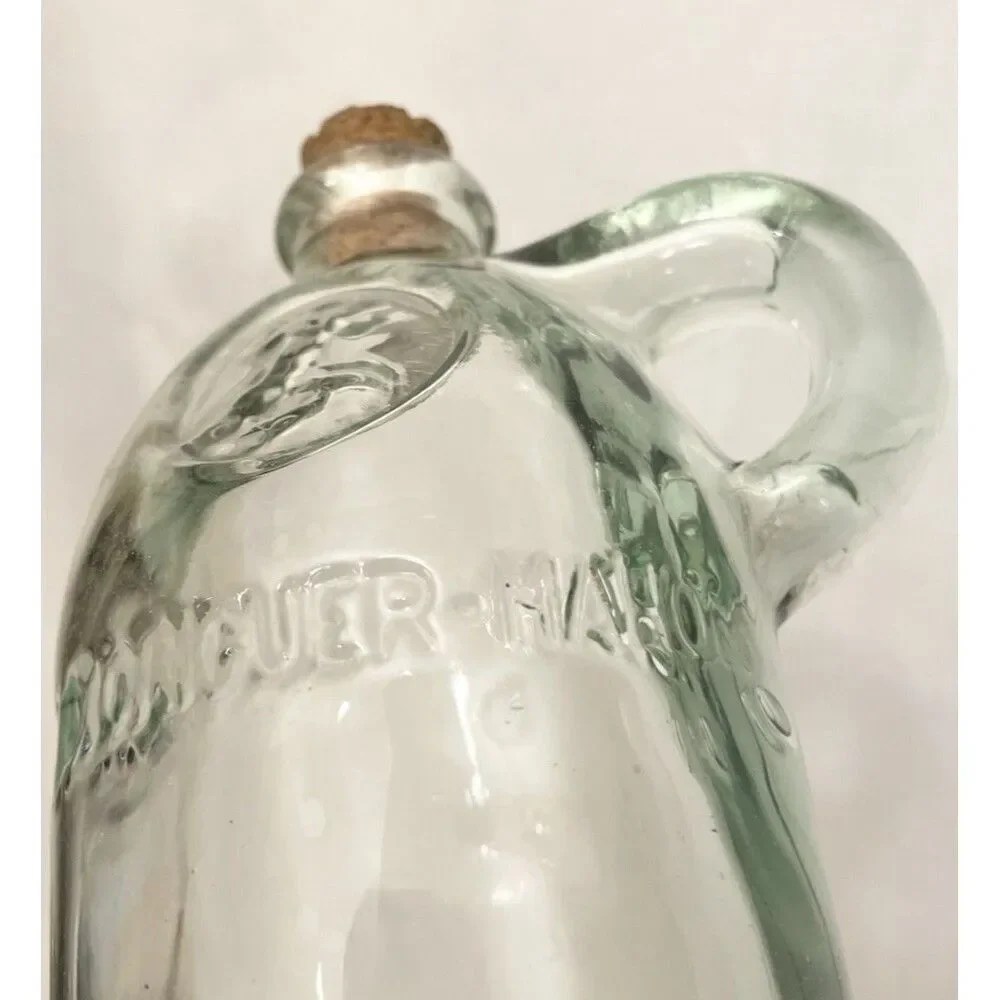 Vintage Gin Xoriguer-Mahon Menorca Bottle Clear Handle Collectable Jug Bottle